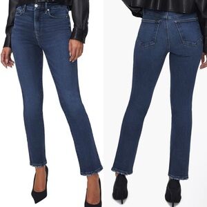 Good American Good Legs Straight in Indigo511 sz 6/28